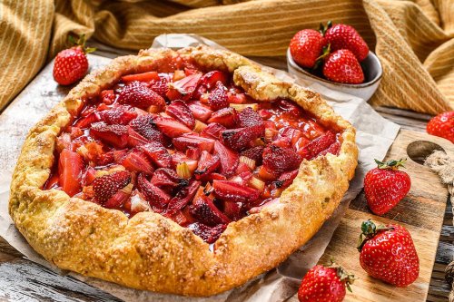 Easy Strawberry Rhubarb Galette Recipe Is How to Celebrate the Season