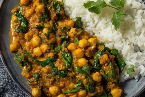 20-Minute Chickpea & Spinach Curry Recipe: Hurry & Make This Easy Vegetarian (and Vegan) Curry Recipe | Vegetarian | 30Seconds Food