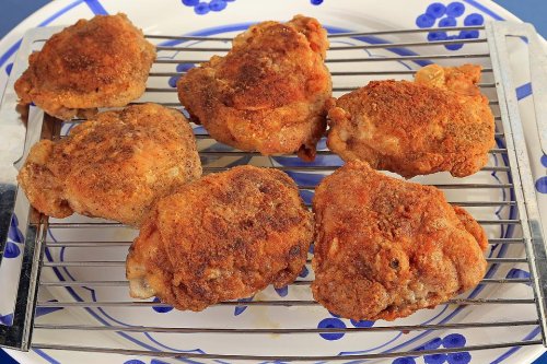 Crispy Brined Fried Chicken Thighs Recipe Has Flavor to the Bone