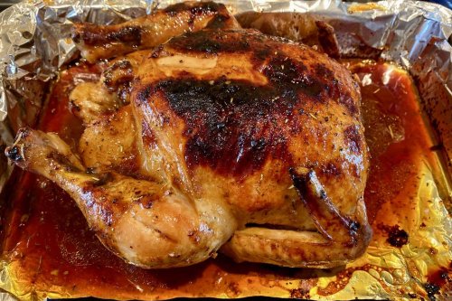 Savory Roast Chicken Recipe Drenched in Honey, Lemon & Garlic (Better Than Rotisserie Chicken) | Poultry | 30Seconds Food