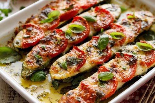 Quick Zucchini Pizza Boats Recipe Just Made Pizza Night Keto Friendly