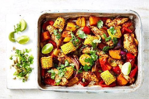 The Mayo Clinic Diet Fajita Chicken Sheet-Pan Recipe for the Win