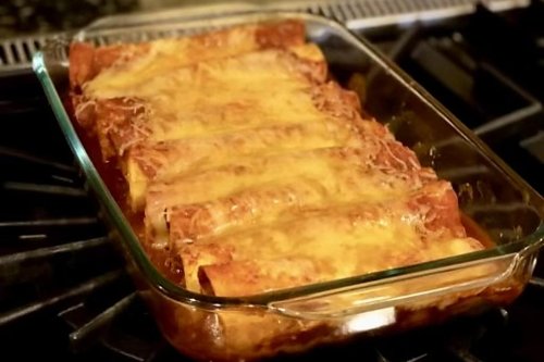 A Chef's Favorite Homemade Enchiladas Recipe Is Guaranteed to Be a Hit