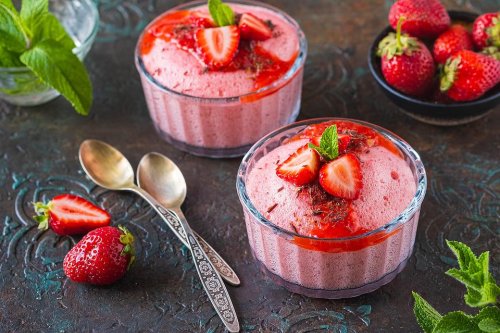 Chef's 3-Ingredient No-Cook Faux Strawberry Mousse Recipe May Become Your Favorite Summer Dessert