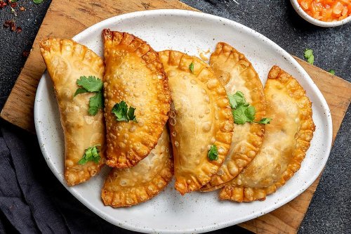 Baked Latin Chicken Empanadas Recipe (Empanadas de Pollo)