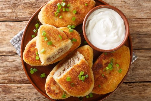 Stuffed Mashed Potato Pancakes Recipe With Ground Meat Filling Is Cozy Comfort Food