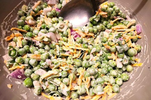 Quick 5-Minute Green Pea Salad Recipe Set a Record