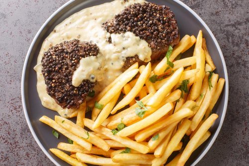 Steak au Poivre Recipe With Cognac Cream Sauce: A French Dinner in Under 30 Minutes