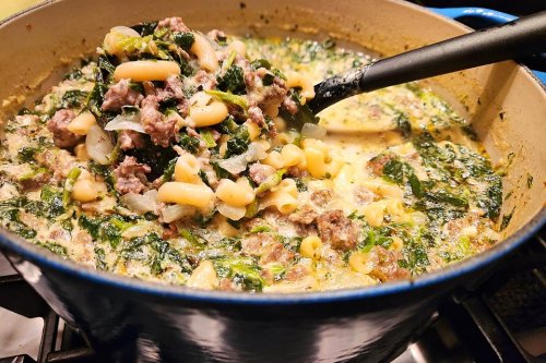 ​Creamy Italian Parmesan Sausage Soup Recipe: Zuppa Toscana Has Some Competition