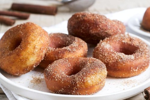 5-Minute Air Fryer Cinnamon-Sugar Doughnuts Recipe Will Rock Your World