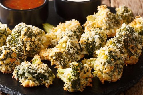 Crispy Baked Garlic Parmesan Broccoli Bites Recipe Is Crunchy Snacking Perfection