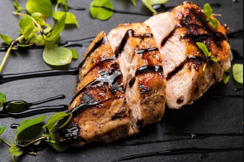 Simple Marinated Grilled Chicken Breast Recipe With Balsamic Reduction