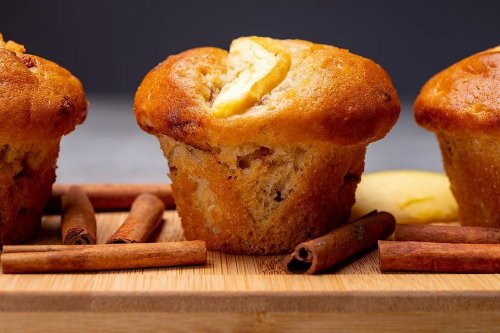 Moist Apple Butter Muffins Recipe With Cinnamon Sugar Topping