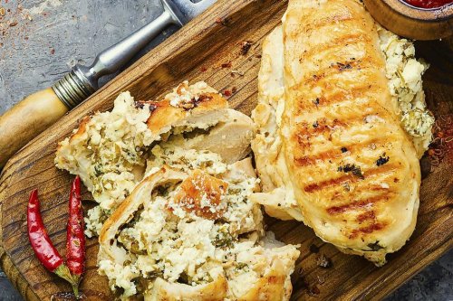 Easy Feta Stuffed Chicken Breast Recipe: A Greek-Inspired Baked Chicken Breasts Recipe Loaded With Feta Flavor | Poultry | 30Seconds Food