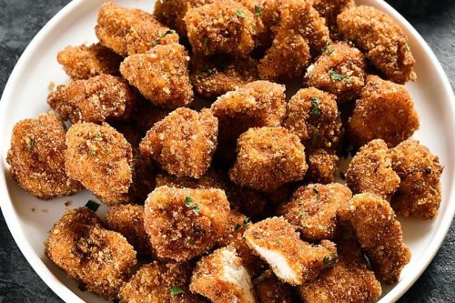 Crispy Baked Italian Garlic Parmesan Chicken Nuggets Recipe Is Exceptional