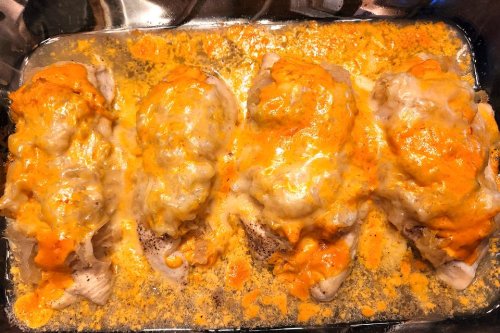 4-Ingredient Cheesy Baked Reuben Chicken Recipe Is Ready in 30 Minutes
