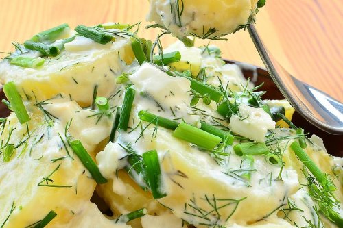 No-Mayonnaise Potato Salad Recipe Is Healthier & Lower In Calories