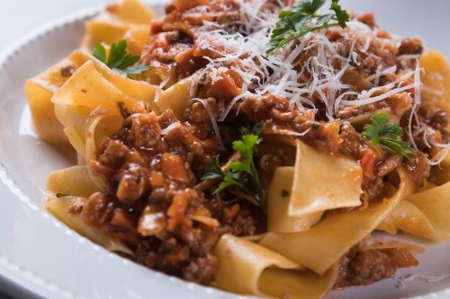 Grandma's 30-Minute Ragù Bolognese Recipe With Pappardelle Is a Chef's Favorite
