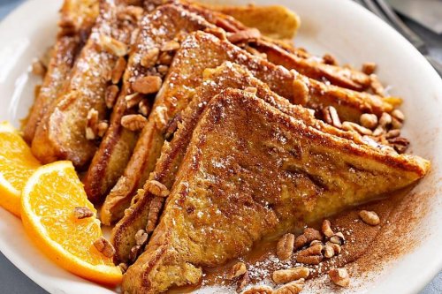 Baked Cinnamon Butter Pecan French Toast Recipe Will Make You Weak in the Knees