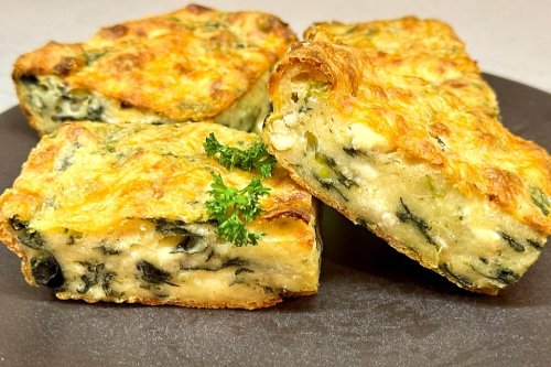Crustless Spinach & Feta Casserole Pie Recipe Is Greek Greatness