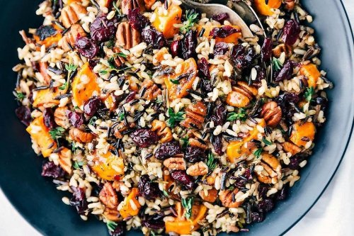 Wild Rice & Quinoa Herb Stuffing Recipe: Healthy, Vegan & Gluten-free
