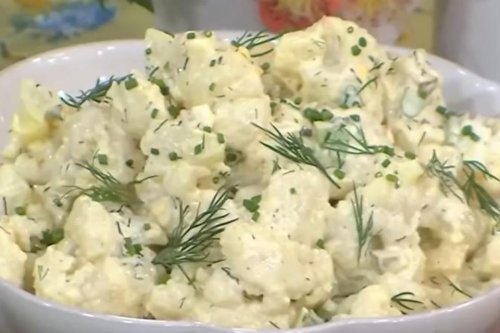 Valerie Bertinelli’s Cauliflower “Potato” Salad Recipe Will Make You Forget About Potatoes | Salads | Video | 30Seconds Food