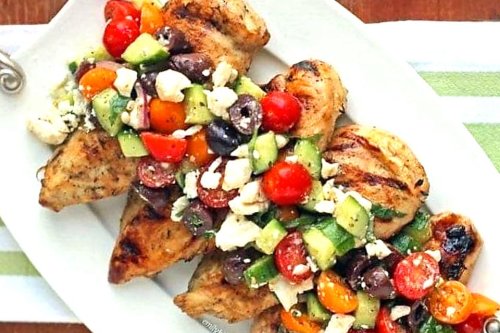 Healthy Mediterranean Grilled Chicken Recipe Is the Fresh, Light & Fabulous