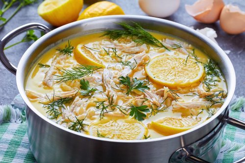 Refreshing Greek Lemon Soup Recipe Is the Perfect Way to Use Leftover Turkey or Chicken