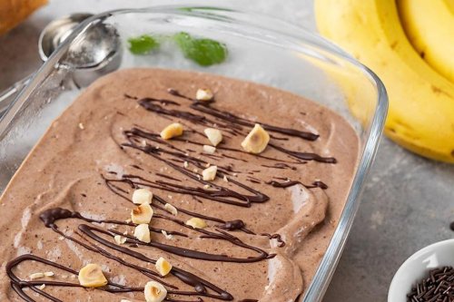 Chocolate Peanut Butter "Nice" Cream Recipe: A No-Churn Vegan Soft Serve Ice Cream Recipe