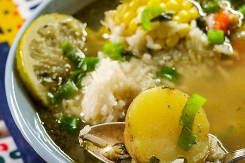 Easy Peruvian Vegetable & Chicken Soup Recipe (Aguadito de Pollo) Is Spectacular