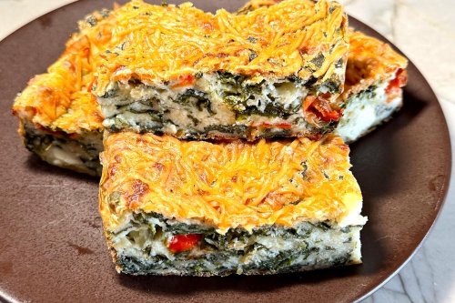 High-Protein Mediterranean Casserole Recipe With Spinach & Feta Is Nutritious & Delicious