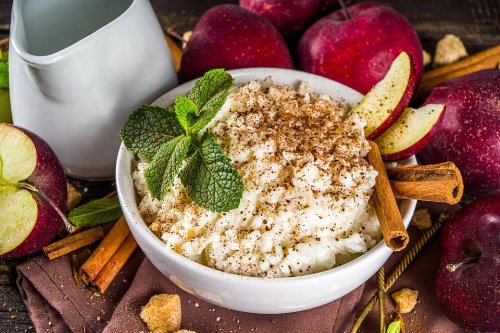 Creamy Apple Cinnamon Rice Pudding Recipe Is a Comforting Breakfast or Dessert