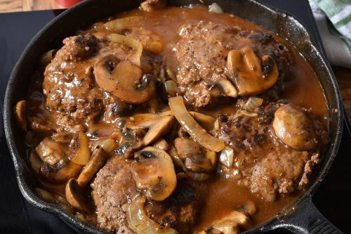 Ground Beef Hamburger Steaks Recipe With Onions & Mushrooms Is a Budget-friendly Classic | Beef | 30Seconds Food