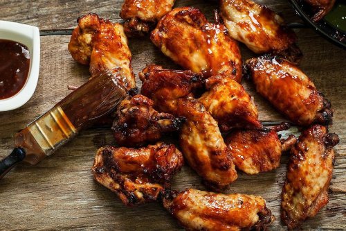 Crispy Baked Honey Barbecue Chicken Wings are Sweet & Tangy Bites of Pure Happiness