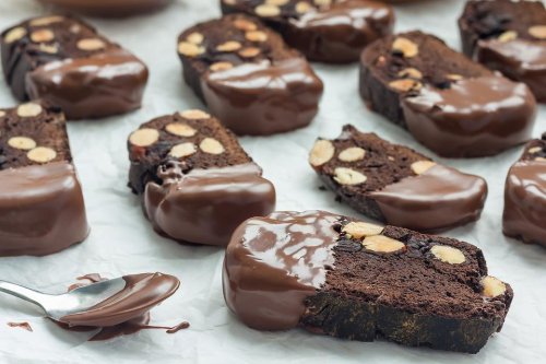 Easy Chocolate Almond Biscotti Recipe Starts With a Box Cake Mix