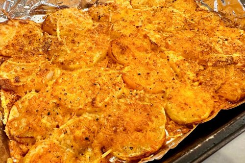 Parmesan Potato Crisps Recipe Is a Side Dish or Snack (4 Ingredients, 30 Minutes)