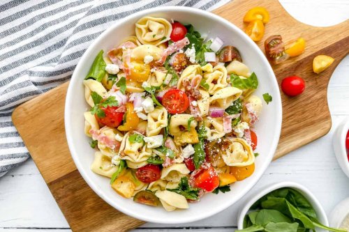 Easy Tuscan Tortellini Salad