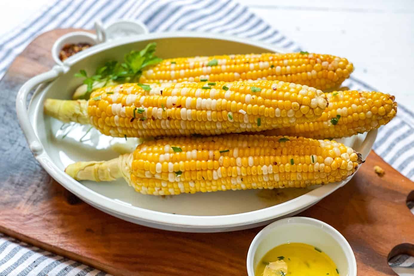 Sweet Grilled Corn on the Cob Foil Packets