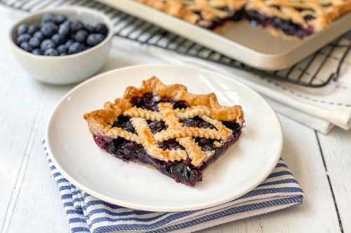 Easy Blueberry Slab Pie