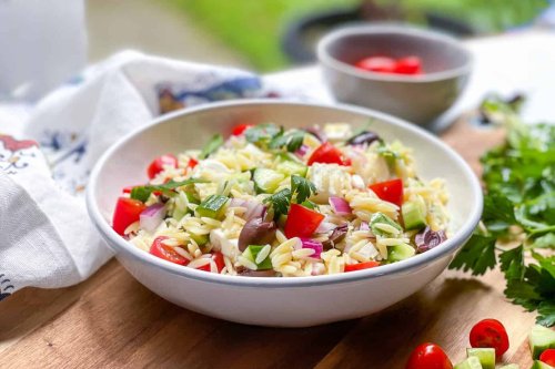 Easy Greek Orzo Salad