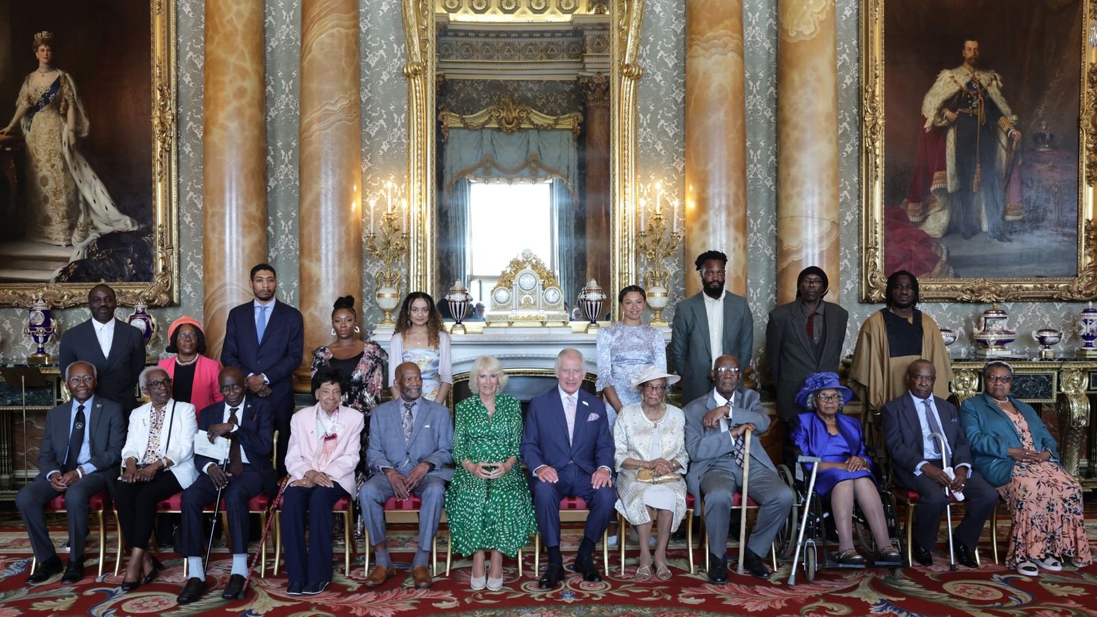 'Remarkable legacy' - King honours Windrush generation with portraits that 'enrich fabric of national life'
