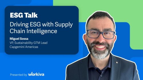 Driving ESG with Supply Chain Intelligence