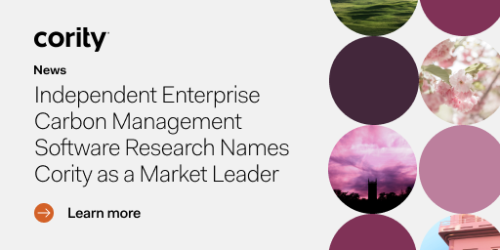 Independent Enterprise Carbon Management Software Research Names Cority as a Market Leader