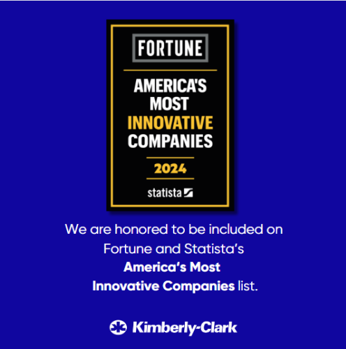 Kimberly-Clark Selected as One of America’s Most Innovative Companies for 2024