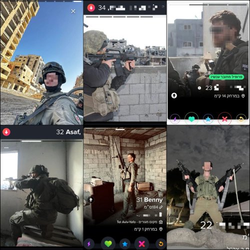 Israeli Soldiers Are Posting Tinder Profile Pictures From Gaza