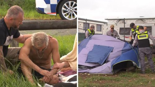 ‘Completely heartless’: Eddie Hyland Park homeless camp bulldozed during rainstorm and belongings dumped by Queensland council