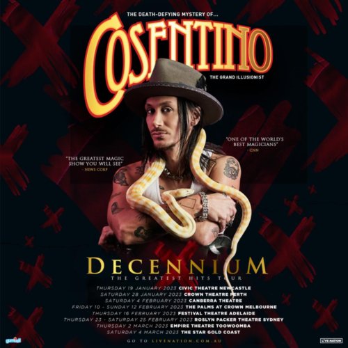 Cosentino celebrates 10 years as Australia’s most successful magician with a new tour - Decennium