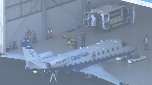 Mercy flight for Joshua Schuetz lands in Perth after schoolboy injured in Bali quad bike crash