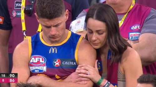 Sad image threatens to become Brisbane Lions great Dayne Zorko’s final act on AFL field