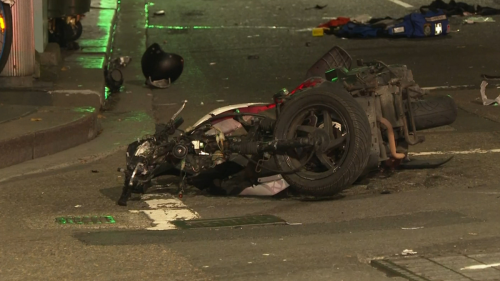 Motorbike rider in critical condition after crash, motorists warned to avoid major Sydney CBD roads